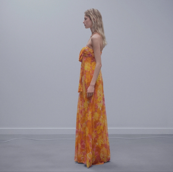 MANGO Selection Bow Maxi Dress - Picture 5 of 5